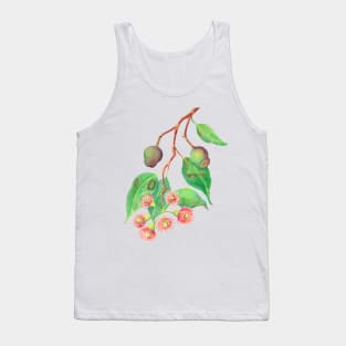 Red flowering gum watercolour Tank Top